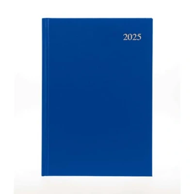 Abbildung von Collins Essential ESSA43.60 25 Business Terminplaner 2025, A4, Wochenplaner mit Ledernarbung, Hardcover, Blau