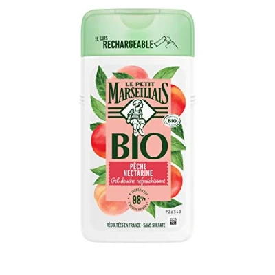 Abbildung von Le Petit Marseillais Bio Duschgel, erfrischend, pH neutral, Pfirsich Nektarine, 250 ml