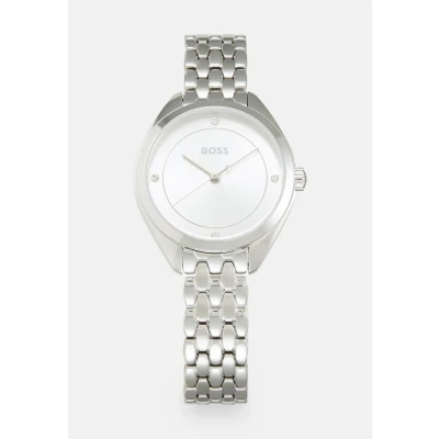 Abbildung von BOSS MAE Uhr silvercoloured, Damen, Größe: One Size, Silver coloured