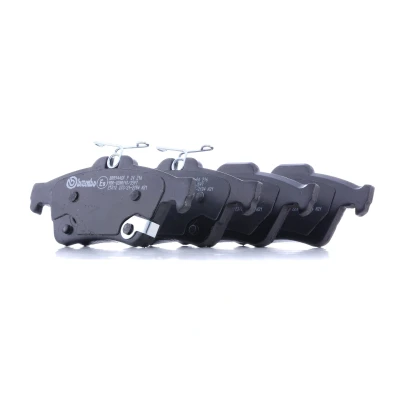 Abbildung von BREMBO P 24 216 Bremsbelagsatz mit akustischer Verschleißwarnung ohne Zubehör FORD: FOCUS 3, 3 Turnier