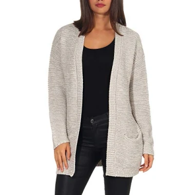 Abbildung von Vero Moda NO NAME LS NOOS Strickjacke, Damen, Größe: XS, Light grey melange
