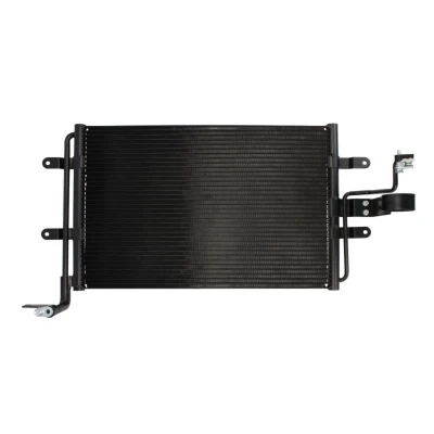 Abbildung von THERMOTEC KTT110607 Klimakondensator ohne Trockner 585 x 362 16 mm VOLKSWAGEN: Golf 4, 4 Variant, Bora SEAT: Leon I Hatchback