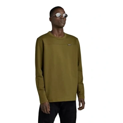 Abbildung von G STAR RAW Herren Chest Label Tweeter, Grün (dark olive D23908 D136 C744), M