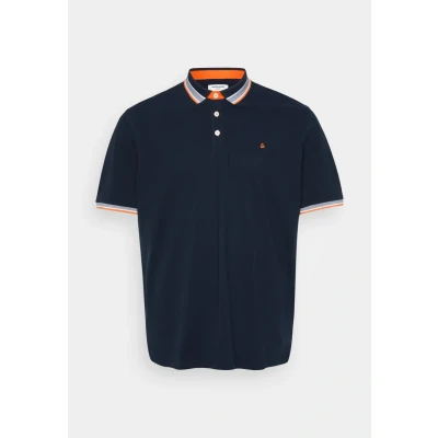 Abbildung von Jack &amp; Jones Jjepaulos Poloshirt, Herren, Größe: 4XL, Black navy