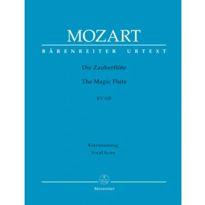 Abbildung von Die Zauberflöte KV 620 Eine deutsche Oper in zwei Aufzügen . Klavierauszug vokal, Urtextausgabe. BÄRENREITER URTEXT
