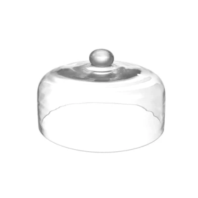Abbildung von HENDI Cloche aus Glas, Transparent Speisen spektakulär präsenteren mit der Räucherpiste, ø275x(H)140mm, Glas