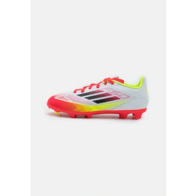Abbildung von adidas Performance F50 League FIRM/MULTIGROUND KIDS Fußballschuhe Naturrasen für Kinder, Größe: 36, Footwear white/core black/solar yellow Schuhe