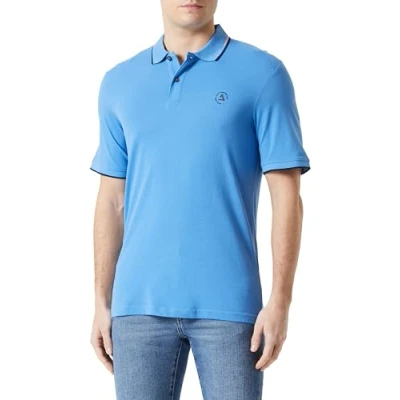 Abbildung von Jack &amp; Jones LOGO Poloshirt, Herren, Größe: Small, Pacific coast