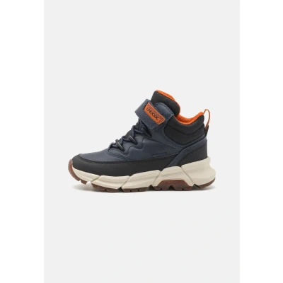 Abbildung von Geox Flexyper PLUS BOY Schnürstiefelette für Kinder, Größe: 30, Navy/black Schuhe