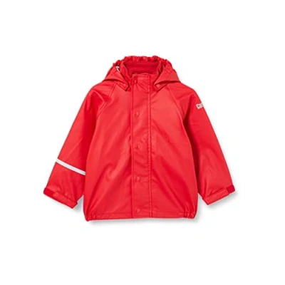 Abbildung von CareTec Unisex Kinder Rain Jacket Pu W/O Fleece Regenjacke, Red (402), 86 EU