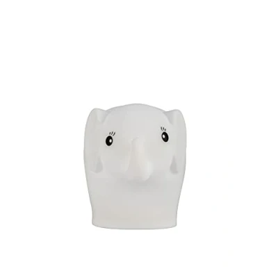 Abbildung von Pauleen 48234 Night Elephant Nachtlicht für Kinder mit Akku LED Kinderzimmerlampe Farbwechsel aus BPA freiem Silikon