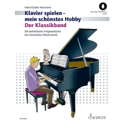 Abbildung von der Klassikband: Beliebte Originalstücke klassischen Klaviermusik. Klavier. (Klavier spielen mein schönstes Hobby)