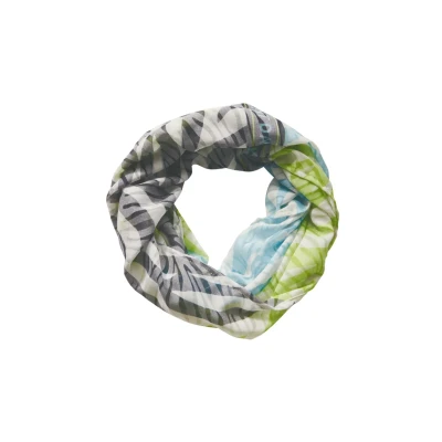 Abbildung von Cecil Gemusterter LOOP Schlauchschal, Damen, Größe: One Size, Blau