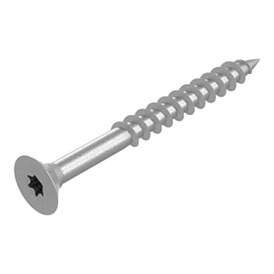 Abbildung von SECCARO Spanplattenschraube 5 x 50 mm, Edelstahl V2A VA A2, Holzschraube mit Teilgewinde, TX/Innensechsrund 150 Stück