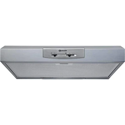Abbildung von Bauknecht DC 5460 IN/1 Dunstabzugshaube Unterbau/Kompakt Dunsthaube / 60cm Für Abluft und Umluftbetrieb geeignet/Edelstahl 103,3 kWh/LED 3 Leistungsstufen/Energieeffizienzklasse D