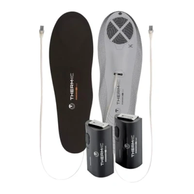 Abbildung von therm ic Beheizbare Sohle SET HEAT FLAT mit C PACK 1300, schwarz, One size, T44 0201 100