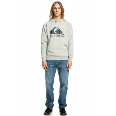 Abbildung von Quiksilver BIG LOGO Kapuzenpullover, Herren, Größe: Medium, Athletic heather