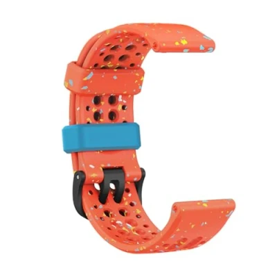 Abbildung von Amazfit Offizielles Smartwatch Ersatzband, 22mm Upcycled Silikon Armband, kompatibel T Rex 3, Balance, Bip 5, 5 Unity, Cheetah Pro, GTR 4, 3 Orange