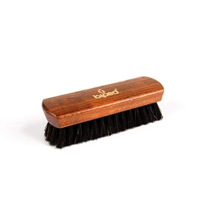 Abbildung von biped Polierbürste für Schuhe Glanzbürste mit Rosshaar Holz Schuhbürste Classic Edition z2468(dunkles Rosshaar)
