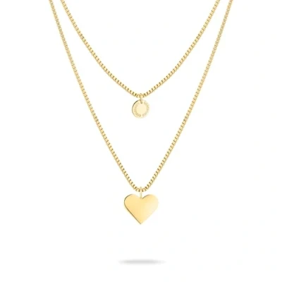 Abbildung von Liebeskind Berlin Halskette LJ 1592 N 45 IP Gold