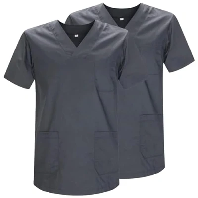 Abbildung von MISEMIYA Packung 2 STK. SANITÄRE CASACA Unisex Uniformen UNIFORM MEDIZINISCHE Ref. 817 * Medium, Grau 21