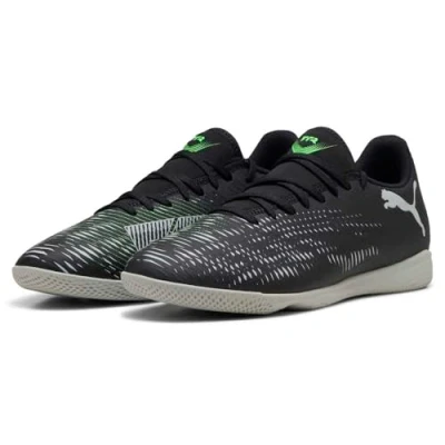 Abbildung von PUMA Unisex Future 8 Play IT Fussballschuh, Black Silver Fluo Green, 46.5 EU