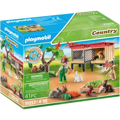 Abbildung von Playmobil Country Rabbit Hutch 71252 Minispielzeug für Kinder, Größe: One Size, Multicoloured
