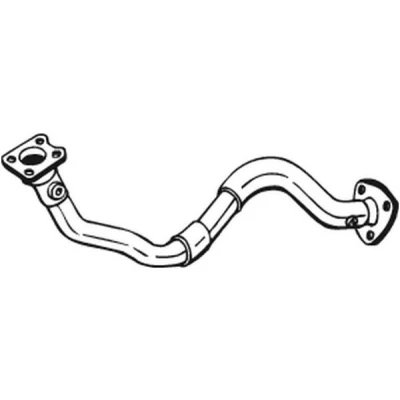 Abbildung von BOSAL 753 323 Abgasrohr VOLKSWAGEN: Golf 4, Bora Saloon, 4 Variant, SEAT: Leon I Hatchback, SKODA: Octavia Hatchback