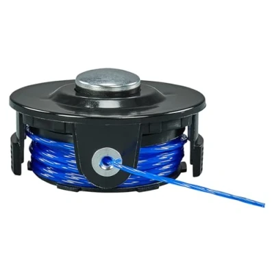 Abbildung von Makita 191Y39 5 1 Fadenkopf Tap&amp;Go mit 1,65 mm Four Leaf Mähfaden, 8 Meter lang, Tippautomatik, passend für Akku Rasentrimmer DUR193