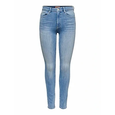 Abbildung von ONLY Damen ONLBLAKE LIFE HW SKINNY BB SOO944 Jeans, Light Blue Denim, 28 /&quot;32