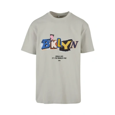 Abbildung von Upscale by Mister Tee Brklyn Tshirt print, Herren, Größe: XL, Lightasphalt