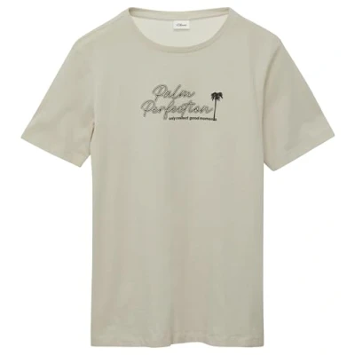 Abbildung von s.Oliver Junior Jungen 2164551 T Shirt, Weiß, 170/176 cm