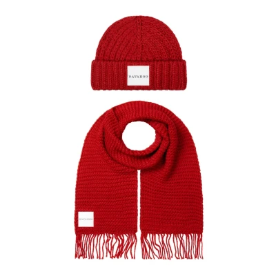 Abbildung von Navahoo KUSCHELPÄRCHEN Mütze, Damen, Größe: Medium, Salsa red