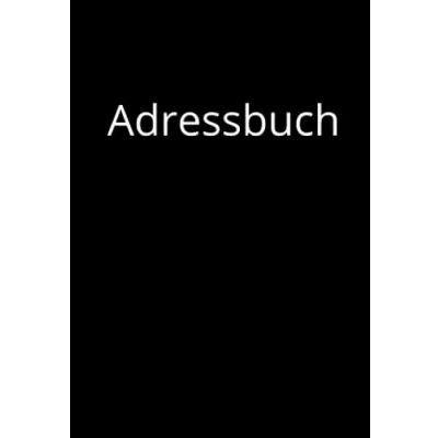 Abbildung von Telefonbuch Adressbuch: klein A6 mit Register A Z, Kontaktbuch für über 300 Kontakten, Deutsch, Schwarz