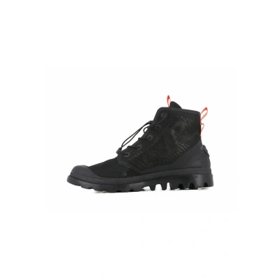Abbildung von Palladium Schnürstiefelette, Größe: 43, Black Schuhe
