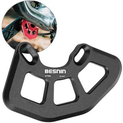 Abbildung von BESNIN Bash Guard für 22T bis 40T Kettenblätter, Fahrrad Kettenschutz ISCG05 geeignet Downhill Bikes/Radfahren Rennrad/Fahrrad Motocross