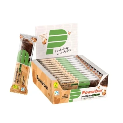 Abbildung von Powerbar Protein Plus Low Sugar Vegan Salty Almond Caramel 12x42g High Riegel