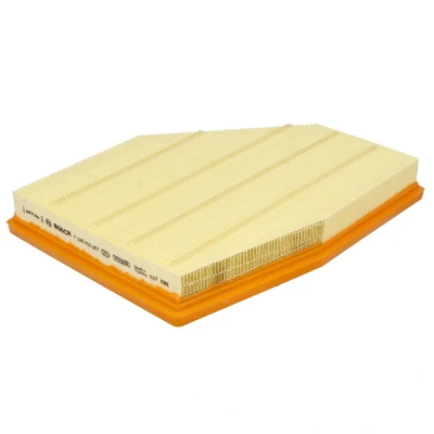 Abbildung von BOSCH F 026 400 857 Luftfilter 37mm 218mm 267mm Filtereinsatz BMW: 5 Saloon, 7