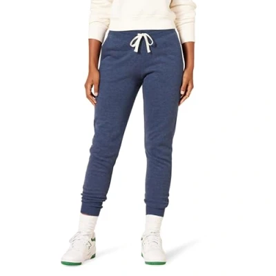 Abbildung von Amazon Essentials Damen Fleece Jogginghose Mit Bündchen (In Übergrößen Erhältlich), Marineblau Heidekraut, S