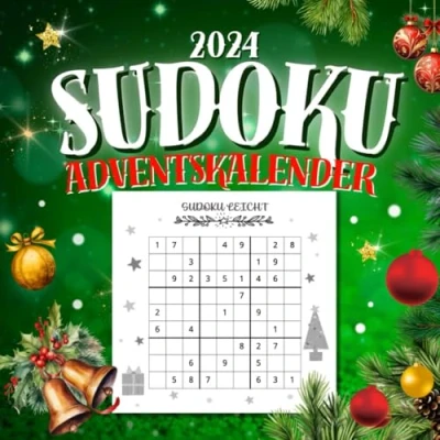 Abbildung von Sudoku Adventskalender 2024: Weihnachtliche Rätsel für Erwachsene und Senioren Jeden Tag im Advent