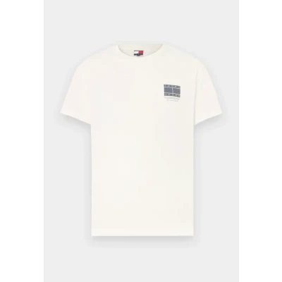 Abbildung von Tommy Jeans DNA Graphic TEE Unisex Tshirt print, Größe: 46, Ecru
