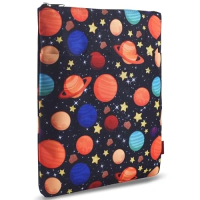 Abbildung von Book Sleeve Galaxy Space Protector Covers for Paperback Washable Fabric Sleeves with Zipper Medium 11&quot; X 8.7&quot; Bookish Gift