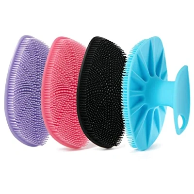 Abbildung von HieerBus Silikon Gesichtsreiniger, Gesichtsreinigungsbürste Gesichtswaschbürste, sanftes Peeling Pad Massagegerät, für Männer Frauen Reinigung und