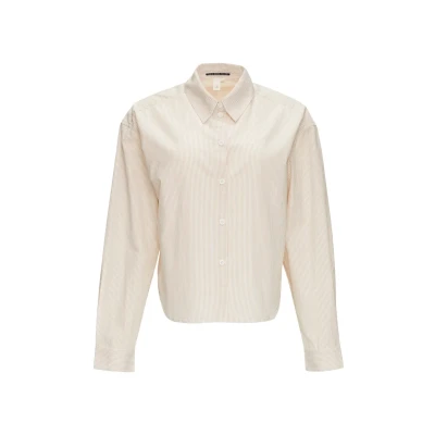 Abbildung von QS Gestreiftes Hemdbluse, Damen, Größe: 36, Creme