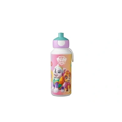 Abbildung von Mepal Trinkflasche Pop up Campus Wasserflasche Auslaufsichere Flasche für die Schule Wiederverwendbar BPA frei &amp; Spülmaschinenfest 400 ml Paw Patrol Girls