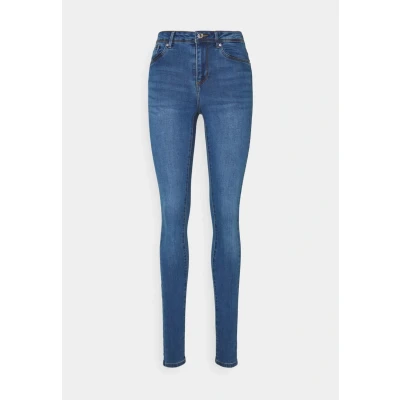 Abbildung von Vero Moda Tall Vmtanya Piping Jeans Skinny Fit Dark blue, Damen, Größe: XSx36, blue