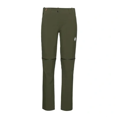 Abbildung von Mammut Damen Outdoor Zip Off Pants Women Wanderhose, Dark Marsh, 40 EU