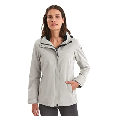 Abbildung von Killtec Damen Funktionsjacke mit abzippbarer Kapuze Inkele, hellbeige, 40, 24073 000