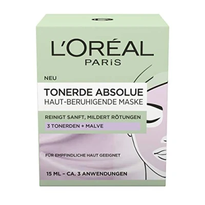 Abbildung von L&#039;Oréal Paris Tonerde Absolue Haut beruhigende Maske, 2er Pack(2 x 15 ml)