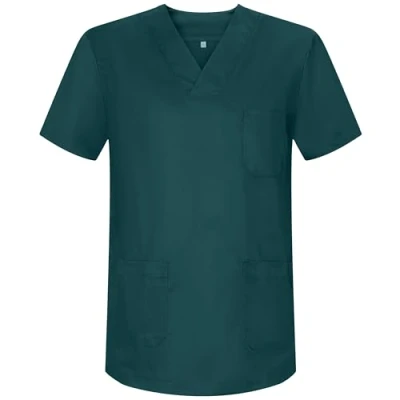 Abbildung von MISEMIYA Casaca Sanitaire Unisexe 817 Medizinisches Arbeitshemd, Dunkelgrün, S